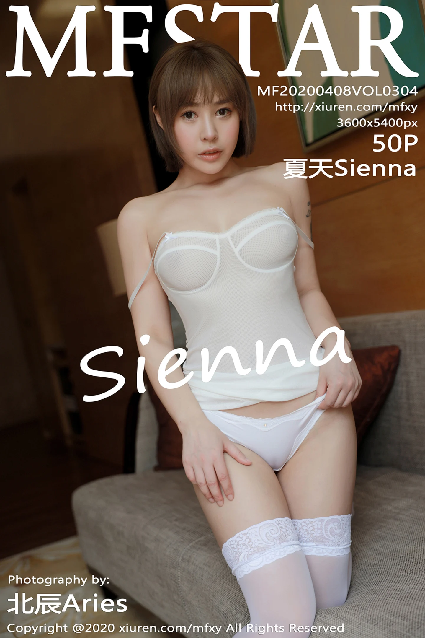 [MFStar模范学院]Vol.304_嫩模夏天Sienna三亚旅拍性感半透内衣配蕾丝袜完美诱惑写真50P-秀人网 - XiuRen.Xyz